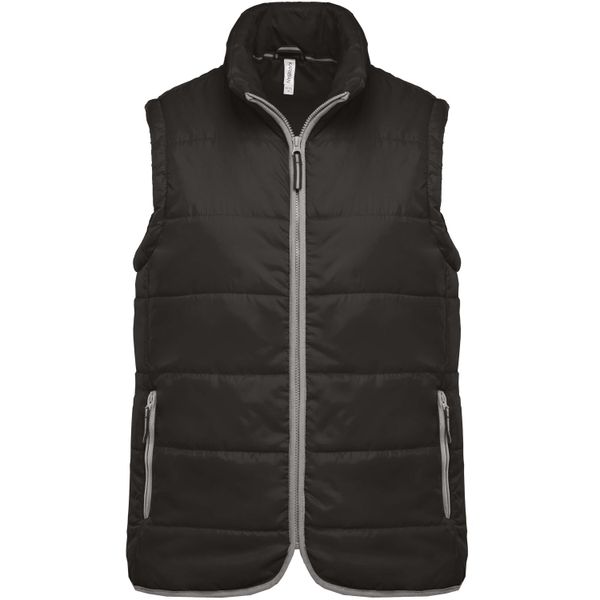 Kamizelki puchowe Kariban Matelassé. Szare kurtki męskie KARIBAN, m, bez wzorów, z puchu, eleganckie, bez kaptura. Za 216.50 zł.