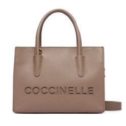 Torebka Coccinelle. Brązowe torebki do ręki damskie Coccinelle, bez wzorów, bez dodatków. Za 1,399.00 zł.
