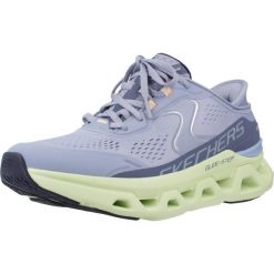 Buty SKECHERS SLIP-INS GLIDE STEP ATLUS Niebieski. Niebieskie trekkingi damskie Skechers, trekkingowe. Za 420.99 zł.