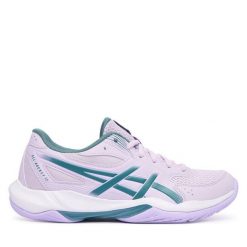 Buty halowe Asics. Fioletowe obuwie sportowe damskie Asics, bez wzorów. Za 309.99 zł.