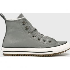 Converse - Trampki. Szare trampki i tenisówki damskie Converse, z gumy. W wyprzedaży za 319.90 zł.