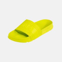 Klapki basenowe męskie Fila Morro Bay na basen. Niebieskie klapki męskie Fila, z materiału, sportowe. W wyprzedaży za 57.00 zł.