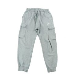 Second life - Nike spodnie dresowe męskie jogginsy cargo - Jak nowy. Szare spodnie sportowe męskie Nike, m, bez wzorów, z dresówki, do biegania. Za 127.76 zł.