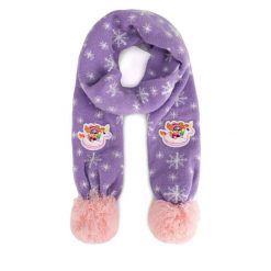 Szalik Paw Patrol. Fioletowe szaliki i chusty damskie Paw Patrol, bez wzorów. Za 59.99 zł.