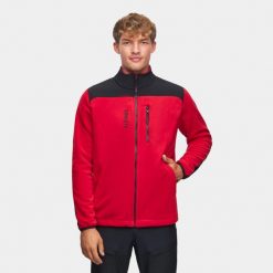 Bluza polarowa turystyczna Alpinus Caen 200. Czarne bluzy męskie Alpinus, m, bez wzorów, z polaru, bez kaptura, trekkingowe. Za 379.00 zł.