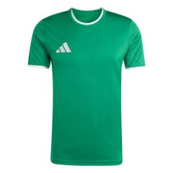 Koszulka męska adidas Entrada Jersey. Białe koszulki sportowe męskie Adidas, m, bez wzorów, z jersey, bez kołnierzyka, bez ramiączek, do piłki nożnej, climacool (adidas). Za 60.99 zł.