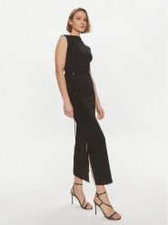 Calvin Klein Sukienka letnia Crinkled K20K206545 Czarny Regular Fit. Czarne sukienki damskie Calvin Klein, na lato, s, bez wzorów, z syntetyku, bez kołnierzyka, bez ramiączek. Za 589.99 zł.
