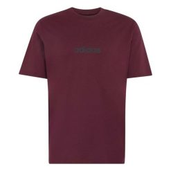 T-Shirt Adidas Sport M Lin Sj T Dorośli. Czerwone t-shirty męskie Adidas, m, bez wzorów, z bawełny, klasyczne, bez kołnierzyka. Za 170.99 zł.