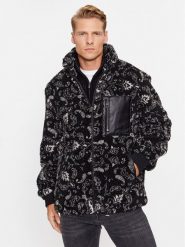 Guess Kurtka przejściowa M3BL16 WFSH2 Czarny Regular Fit. Czarne kurtki męskie Guess, l, z aplikacjami, z syntetyku, bez kaptura. Za 729.99 zł.