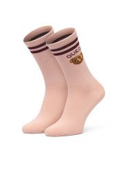 Guess Skarpety długie V6BZ16 Z1768 Różowy. Czerwone skarpety damskie Guess, z aplikacjami, z bawełny. Za 64.99 zł.