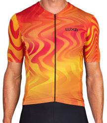 Koszulka Kolarska Pulse. Zielone koszulki sportowe męskie LUXA, na lato, m, bez wzorów, z dzianiny, bez kołnierzyka, bez ramiączek, na fitness i siłownię. Za 449.00 zł.