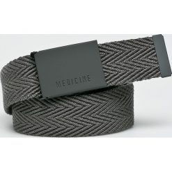 Medicine - Pasek Basic. Szare paski damskie MEDICINE, w paski, z materiału. Za 19.90 zł.
