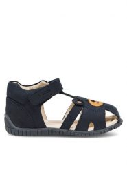 Lasocki Kids Sandały Gorky CI12-GORKY-03(II)CH Granatowy. Niebieskie sandały chłopięce Lasocki Kids, z nubiku, bez zapięcia. Za 119.99 zł.