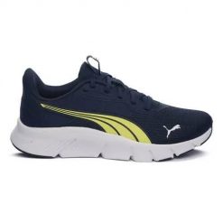 Buty do chodzenia damskie Puma Flexfocus Lite. Niebieskie obuwie sportowe damskie Puma, bez wzorów, z jeansu, trekkingowe. Za 299.99 zł.