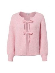Marie Lund Kardigan z zawartością wełny Kobiety różowy, M/L. Czerwone kardigany damskie Marie Lund, l, bez wzorów, z materiału, eleganckie. Za 229.95 zł.