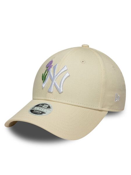 New Era Czapka z daszkiem New York Yankees Womens MLB 9FORTY 60667492 Żółty. Żółte czapki i kapelusze damskie New Era, bez wzorów, z bawełny. Za 129.99 zł.