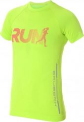 Brubeck Koszulka damska Running Air Pro zielona r. L (SS13270). Zielone t-shirty damskie Brubeck, l, bez wzorów, bez kołnierzyka. Za 90.09 zł.