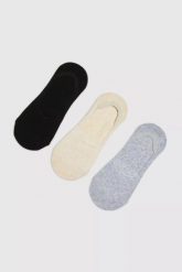 Skarpetki stopki 3-pack. Skarpety damskie MOODO, bez wzorów. W wyprzedaży za 11.99 zł.