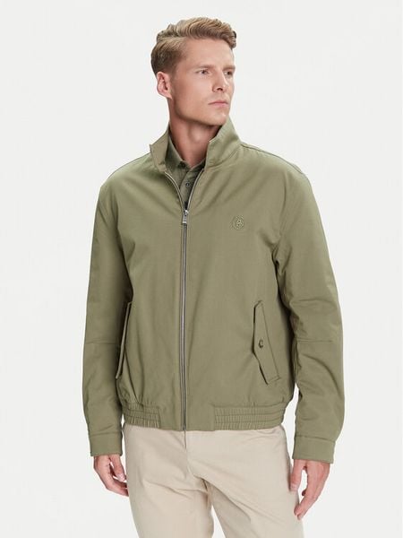 BOSS Kurtka przejściowa H Coiner 50543184 Zielony Regular Fit. Zielone kurtki męskie Boss, m, bez wzorów, z bawełny, bez kaptura. Za 759.99 zł.