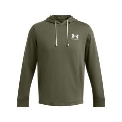 Bluza z kapturem Under Armour Rival Terry LC. Białe bluzy męskie Under Armour, xl, bez wzorów, z materiału, z kapturem. Za 140.99 zł.