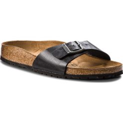 Klapki BIRKENSTOCK - Madrid Bs 0239673 Graceful Licorice. Czarne klapki damskie Birkenstock, ze skóry ekologicznej. W wyprzedaży za 229.00 zł.