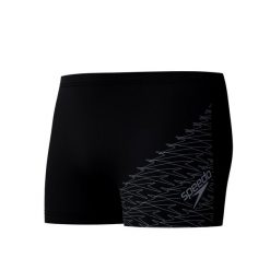 Spodenki Kąpielowe Męskie Speedo Medley Logo Asht. Szare kąpielówki męskie Speedo, m, bez wzorów, z materiału, do pływania. Za 109.99 zł.
