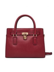 MICHAEL Michael Kors Torebka Hamilton 30T6GNXS1L Czerwony. Czerwone torebki do ręki damskie MICHAEL Michael Kors, bez wzorów, ze skóry, bez dodatków. Za 1,239.00 zł.
