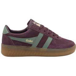 Sneakersy damscy Gola Grandslam Suede Trainer. Fioletowe obuwie sportowe damskie Gola, bez wzorów. Za 453.50 zł.
