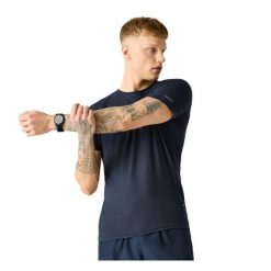 T-shirt Męski Melanżowy Persist. Niebieskie koszulki sportowe męskie Dare 2b, m, bez wzorów, sportowe, bez kołnierzyka. Za 102.99 zł.