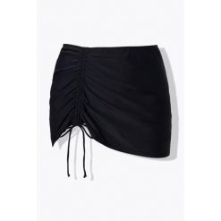 Damskie Spódnica do pływania marszczenie zintegrowane figi. Czarne figi damskie Ulla Popken, plus size, bez wzorów, z elastanu. Za 111.99 zł.