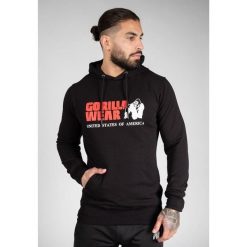Classic Bluza z kapturem - Czarny. Czarne bluzy męskie GORILLA WEAR, m, bez wzorów, z kapturem. Za 298.00 zł.