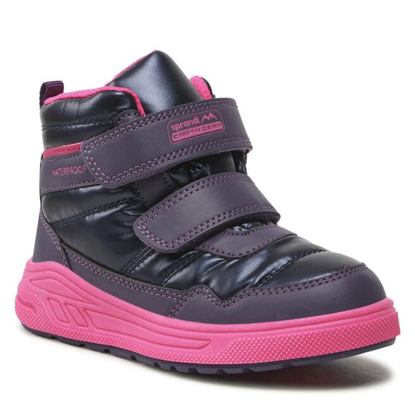 Śniegowce Sprandi. Fioletowe śniegowce dziewczęce Sprandi, bez zapięcia. Za 143.99 zł.