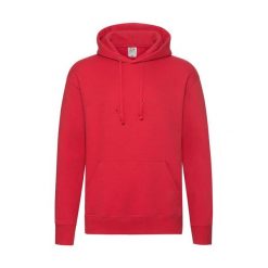 Bluza z kapturem Fruit of the Loom Premium. Niebieskie bluzy męskie Fruit of the Loom, m, bez wzorów, z bawełny, z kapturem. Za 119.05 zł.