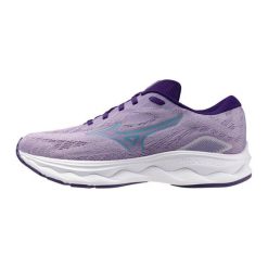 Damskie buty do biegania Mizuno Wave Serene. Fioletowe obuwie sportowe damskie Mizuno, bez wzorów, do biegania, mizuno wave. Za 299.99 zł.