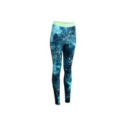 Legginsy fitness kardio 500. Niebieskie legginsy sportowe damskie DOMYOS. W wyprzedaży za 44.99 zł.