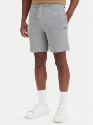 BOSS Szorty sportowe Waffle 50535884 Szary ciemny Regular Fit. Szare krótkie spodenki sportowe męskie Boss, m, bez wzorów, z syntetyku. Za 229.99 zł.