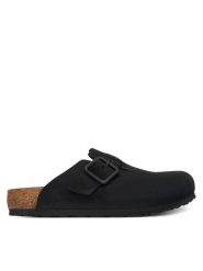 Birkenstock Klapki Boston Wire Buckle 1031585 Czarny. Czarne klapki męskie Birkenstock, z nubiku. Za 719.99 zł.