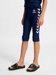 Spodenki kąpielowe dla dzieci Hummel Fiji. Niebieskie kąpielówki dla chłopców Hummel, bez wzorów, z jersey, eleganckie. Za 169.20 zł.
