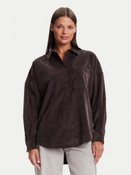 Vero Moda Koszula Sanne 10317194 Brązowy Oversize. Brązowe bluzki damskie Vero Moda, xs, bez wzorów, z syntetyku, bez kołnierzyka, bez ramiączek. Za 159.99 zł.