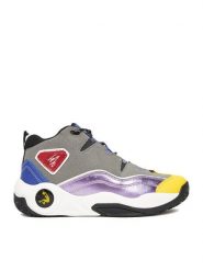 Shaq Sneakersy EO-H.O.F AQ95027B-ZZ Szary. Szare buty sportowe chłopięce Shaq, bez wzorów, ze skóry, bez zapięcia. Za 144.99 zł.