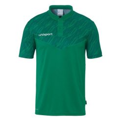 Polo Uhlsport Progressive 28. Białe koszulki polo męskie Uhlsport, bez wzorów, sportowe, bez ramiączek. Za 168.50 zł.