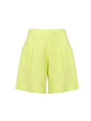 Liu-Jo Szorty | WA3005 T4818 | Kobieta | Zielony. Zielone szorty damskie Liu Jo, bez wzorów, ze lnu. W wyprzedaży za 489.00 zł.