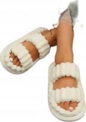 Kapcie Modne Klapki Damskie Wygodne Miękkie Pluszowe Rozmiar 38-39 Białe. Białe kapcie damskie Pan i Pani Gadżet, bez wzorów. Za 39.00 zł.