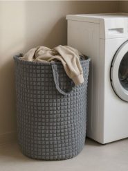 Torba do przechowywania z uchwytami - szary. Szare torby i plecaki dziecięce Sinsay. Za 45.99 zł.