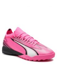 Puma Buty do piłki nożnej Ultra Match Tt 10775701 01 Różowy. Czerwone buty sportowe męskie Puma, ze skóry, bez zapięcia. Za 239.99 zł.