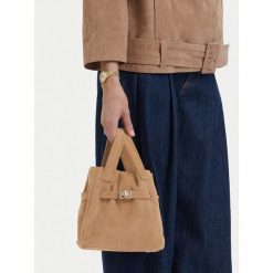 Torebka GINO ROSSI. Brązowe torebki do ręki damskie Gino Rossi, bez wzorów, bez dodatków. Za 296.99 zł.