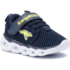Buty KANGAROOS - Baby Shine Ev 02039 000 4054 Dk Navy/Lime. Półbuty chłopięce KangaRoos. W wyprzedaży za 149.00 zł.