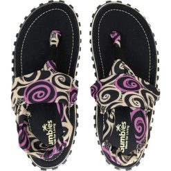 Gumbies Gumbies - damskie japonki Slingback - BLACK SWIRLS 38. Czarne klapki damskie Gumbies, bez wzorów, bez obcasa. Za 154.99 zł.