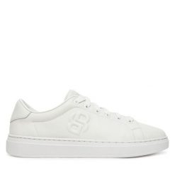 Tenisówki BOSS. Białe trampki i tenisówki damskie Boss, bez wzorów, bez zapięcia. Za 539.99 zł.