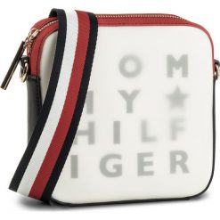 Torebka TOMMY HILFIGER - Logo Story Crossover Transparent AW0AW05253 901. Listonoszki damskie marki Tommy Hilfiger. Za 449.00 zł.